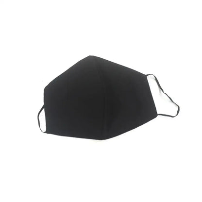 Black Hygienic Reusable Fabric Mask Contact for comfortable and stylish protection