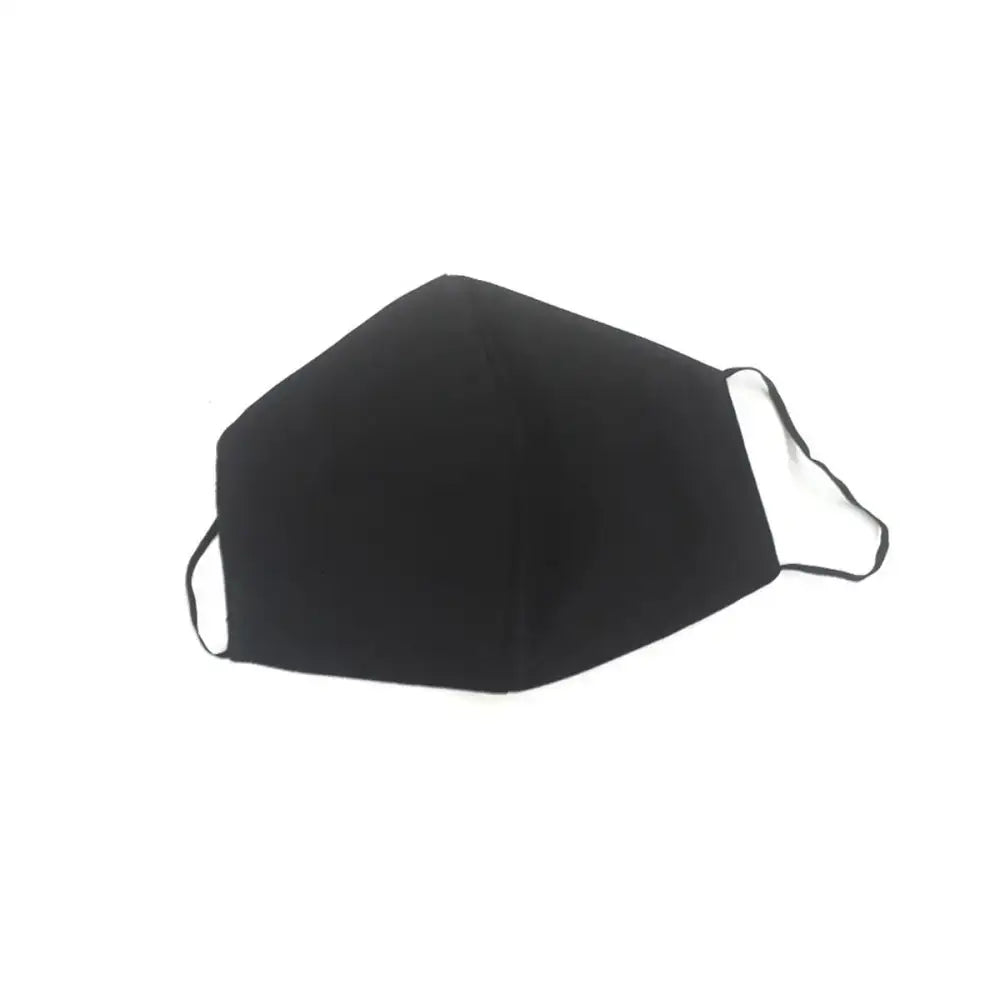 Black fabric face mask from Hygienic Reusable Fabric Mask Contact for everyday use