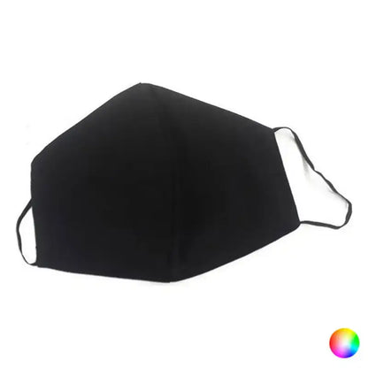 Black Hygienic Reusable Fabric Mask Contact for everyday protection and style