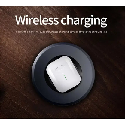 Wireless charging case for i10 TWS Bluetooth Buds for iPhone12, Huawei, and Xiaomi