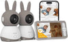 ieGeek 5 Inch Baby Monitor with 2 Cameras 2K/3MP, PTZ 355°, IR Night Vision, Automatic Tracking, Crying/Motion/Noise Detection - Estalios