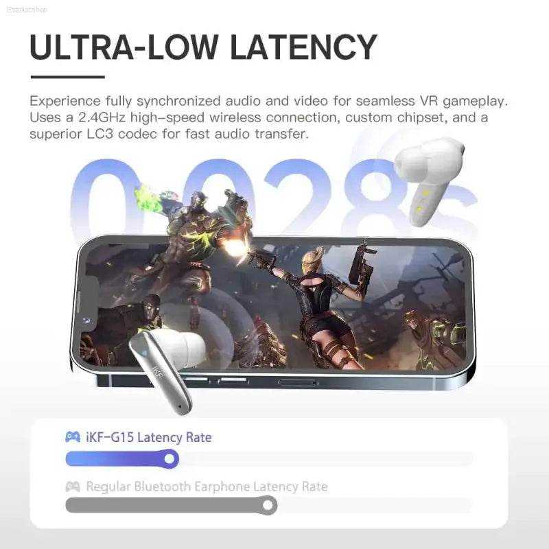 Wireless gaming earbuds.