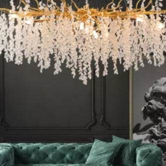 Luxury Gold Crystal Branch Chandelier for Elegant Lighting - Estalios