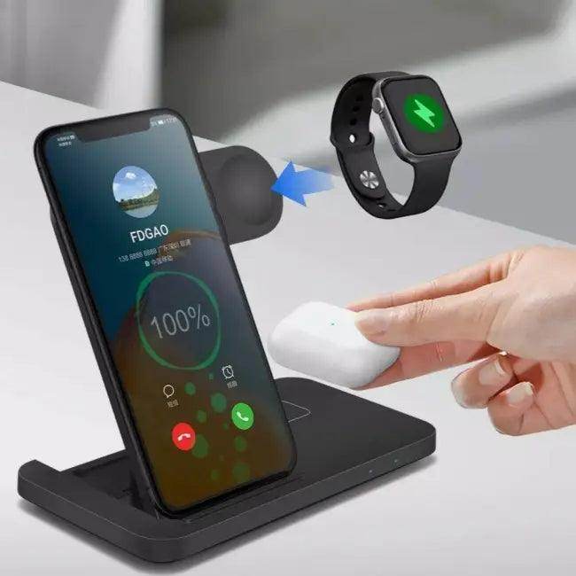 Power Up Instantly with Our Multi-Device Wireless Charger - Estalios