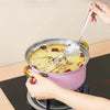 Gleaming Gold Kissed Cookware: Ignite Your Kitchen! Elevate your culinary experience with this stunning cookware set, featuring eye catching colors and luxurious gold - Estalios