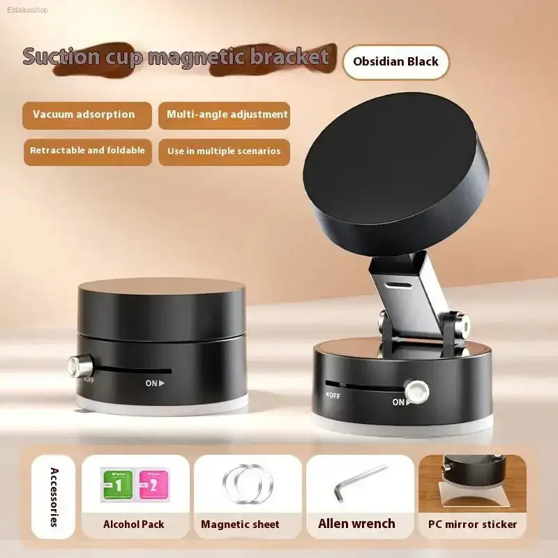 Innovative Magnetic Car Phone Holder with Suction Cup for Hands - Free Navigation - EstaliosShop