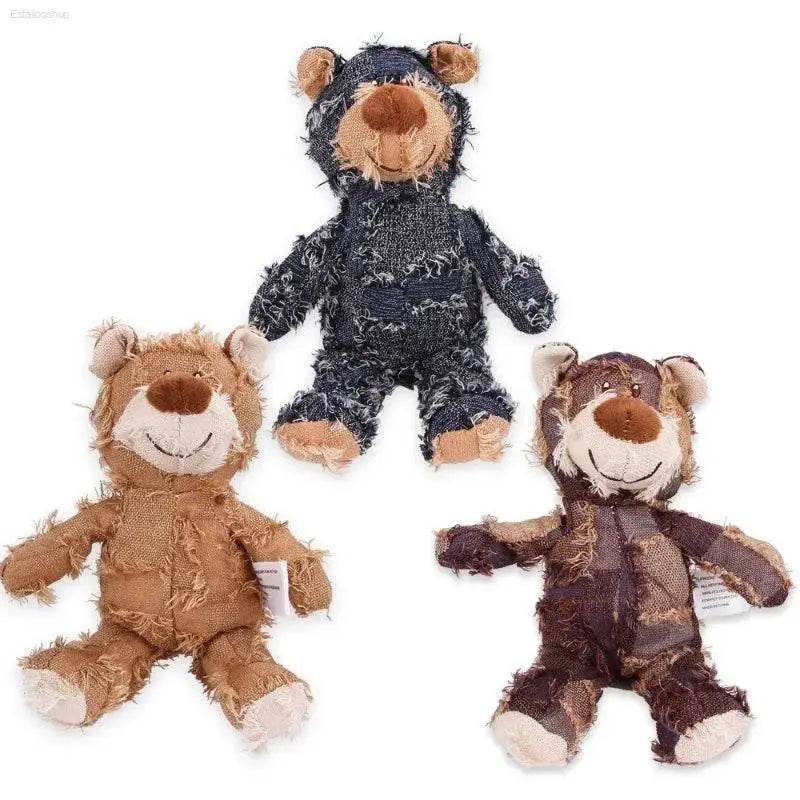 Interactive Plush Pet Teddy Bear Soundmaking Dog Toy - Estalios