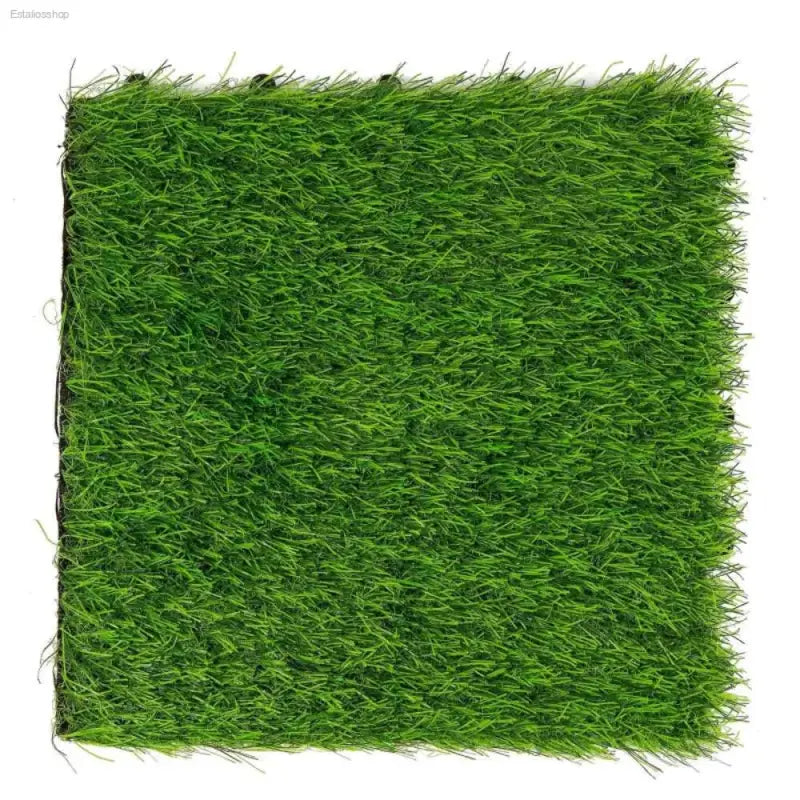 Interlocking Tufted Grass Deck Tiles 10-Pack 12x12 Inches - Estalios