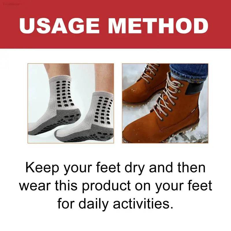 Ionic Socks Winter Outdoor Foot Warm Breathable Massage Socks - Estalios