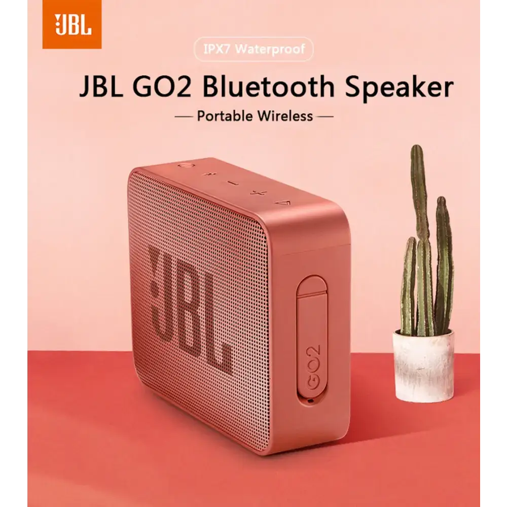 JBL Go 2: Waterproof Wireess Portable Sound - Gifts