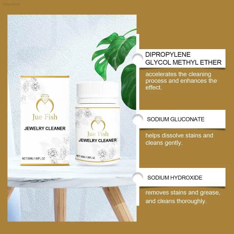Jewelry Cleaner Solution for Diamond Necklace Care and Shine - Estalios