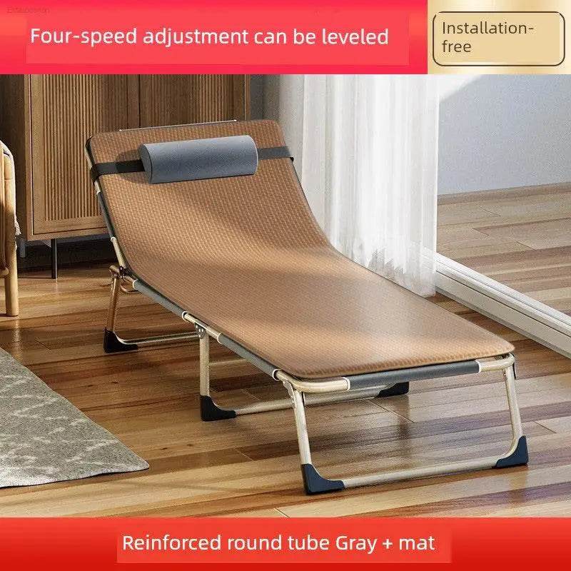 Jie'an Xi Lunch Break Folding Bed Single Bed Adult Office Station Siesta Appliance Recliner Simple Bed Camp Bed - Estalios