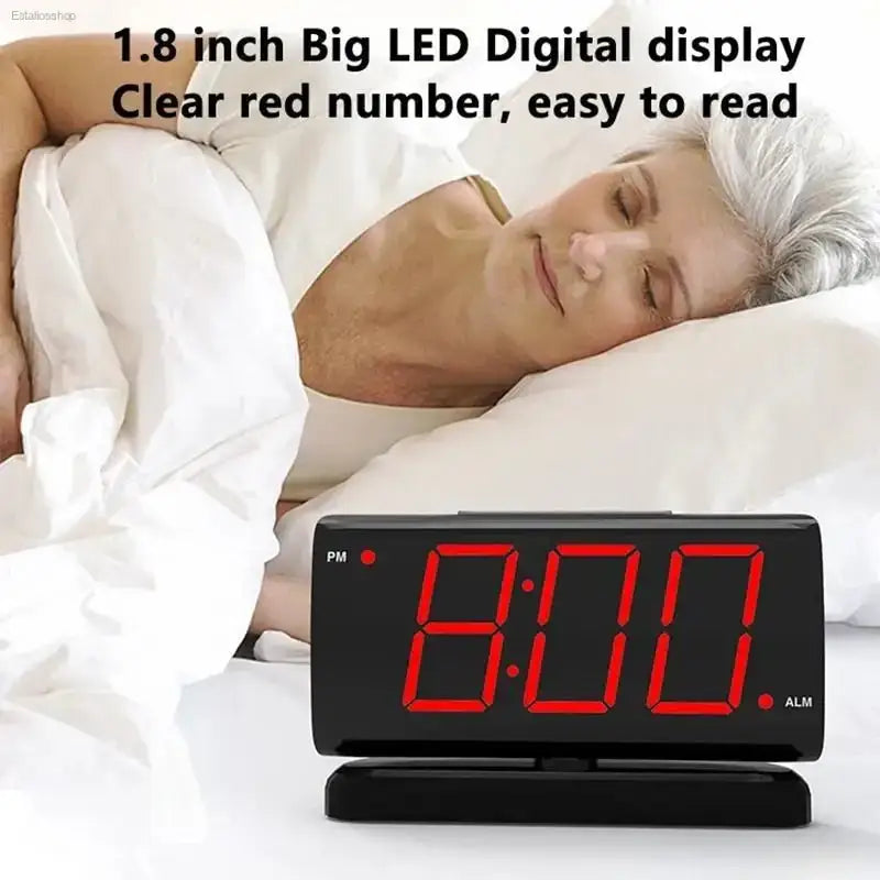 Jombo LED Digital Clock with 90 Degree Rotation for Modern Home Office Use - EstaliosShop