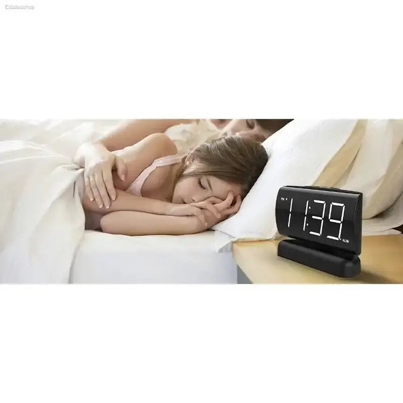 Jombo LED Digital Clock with 90 Degree Rotation for Modern Home Office Use - EstaliosShop