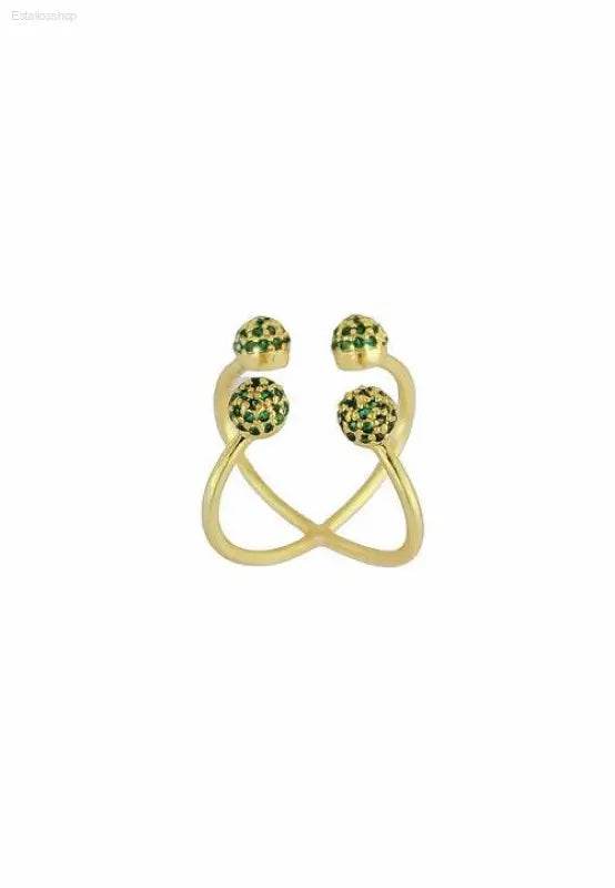 Joy Ring in 18K Gold Plating Adjustable Size - Estalios