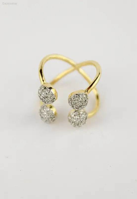 Joy Ring in 18K Gold Plating Adjustable Size - Estalios