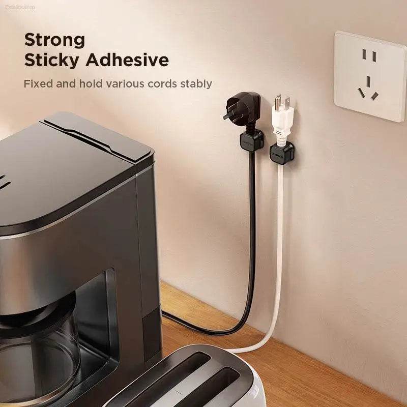 Joyroom Magnetic Cable Clips - Adjustable Cord Holder for Under-Desk Cable Management & Organization - Estalios
