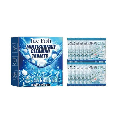 JUE FISH MultiSurface Cleaning Tablets For Heavy Oil Stains - Estalios