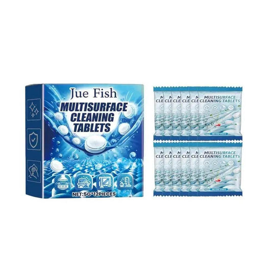 JUE FISH MultiSurface Cleaning Tablets For Heavy Oil Stains - Estalios