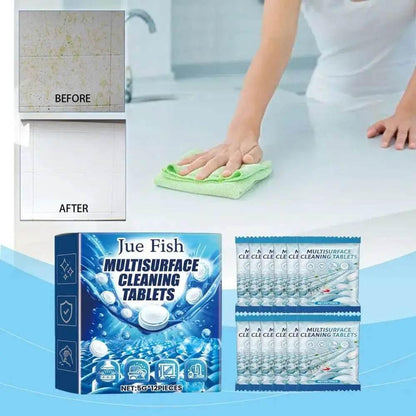 JUE FISH MultiSurface Cleaning Tablets For Heavy Oil Stains - Estalios