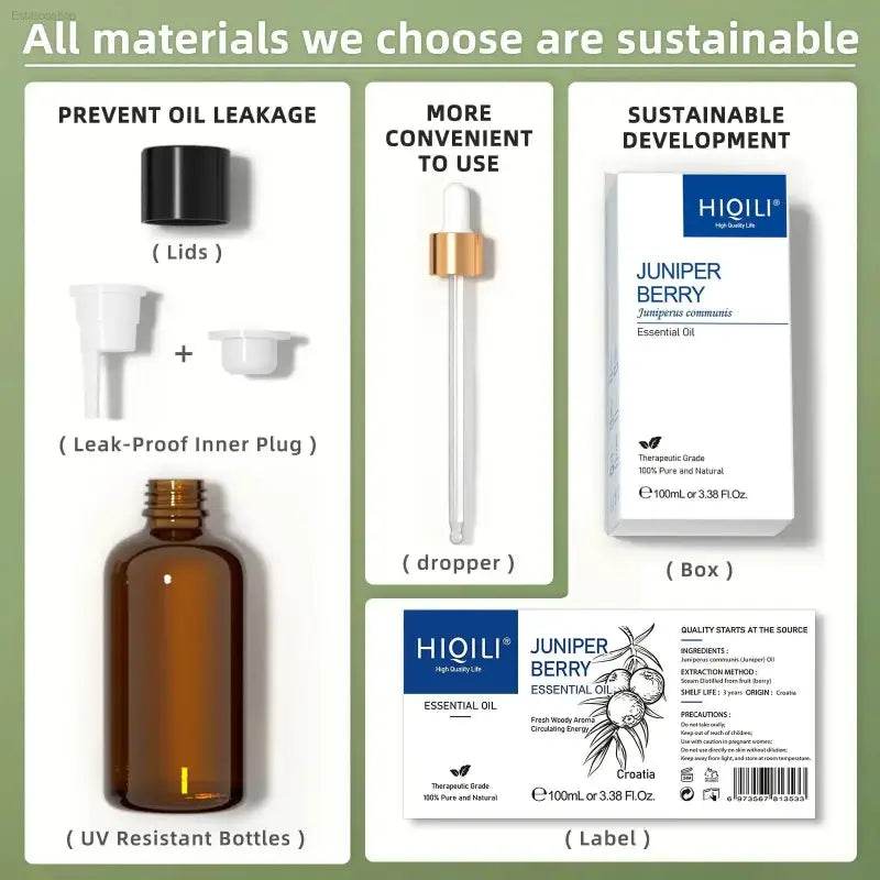 Juniper berry essential oil components.