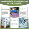 Essential oil company’s values and practices.