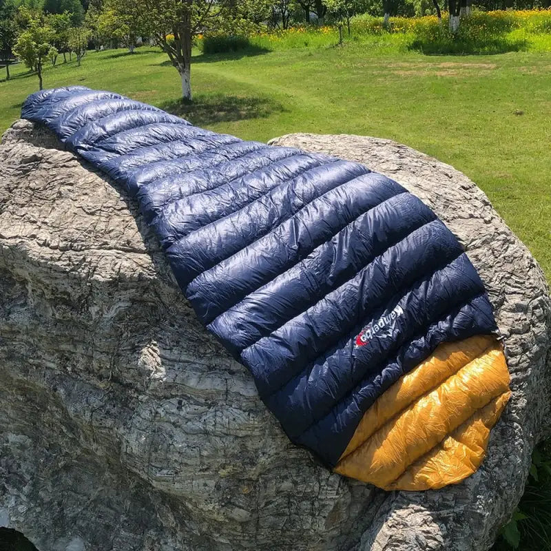 Kamperbox Ultra Light Down Sleeping Bag with Windproof and Waterproof Features for Outdoor Camping and Travel - EstaliosShop