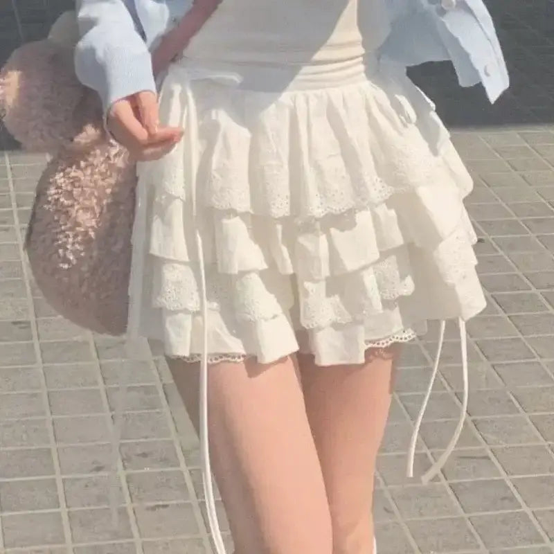 Kawaii Lace Mini & Cute Lolita White Girl