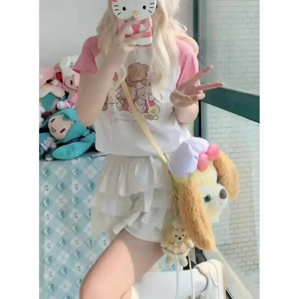 Kawaii Lace Mini & Cute Lolita White Girl