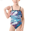 Kids' Spaghetti Strap Ruffle Swimsuit for Girls (S26) - Estalios