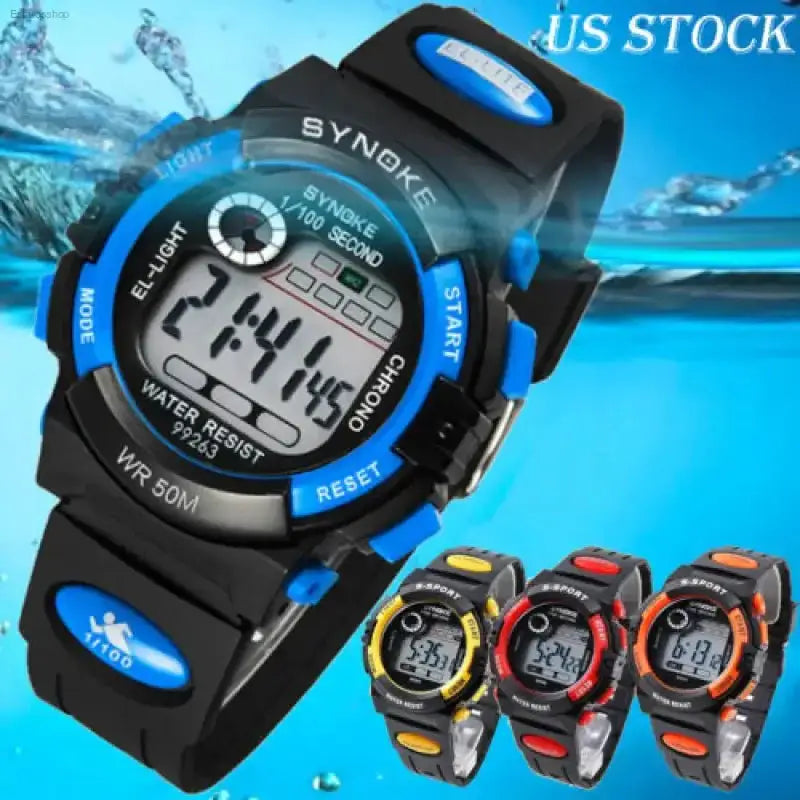 Kids Waterproof Digital Sports Watch - EstaliosShop