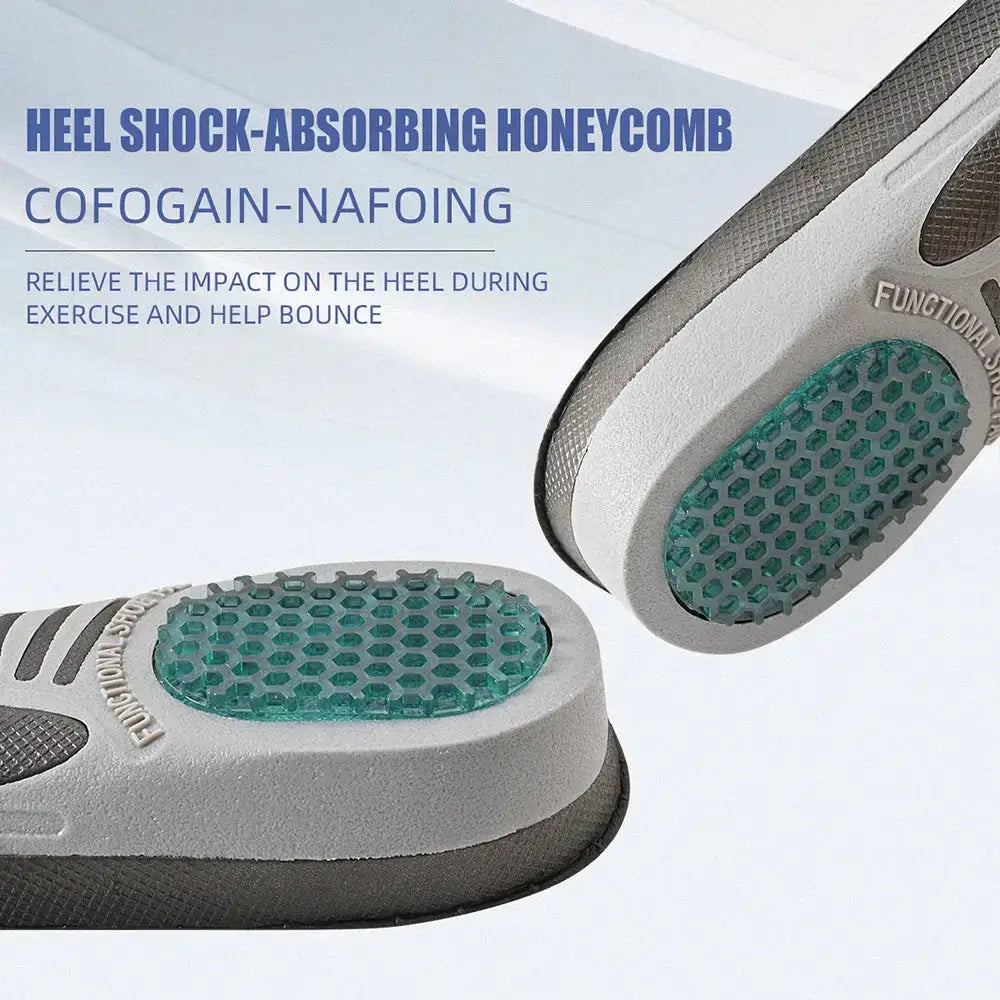 Heel shock-absorbing honeycomb insoles for Killer Fasciitis Orthotic Shoe Inserts