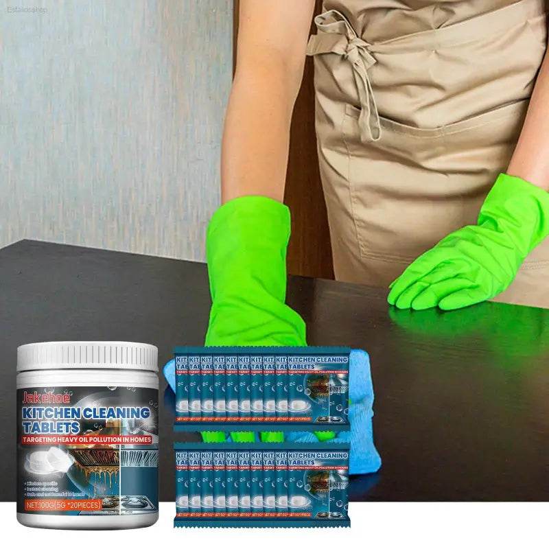 Kitchen Cleaning Effervescent Tablets For Stubborn Dirt - Estalios