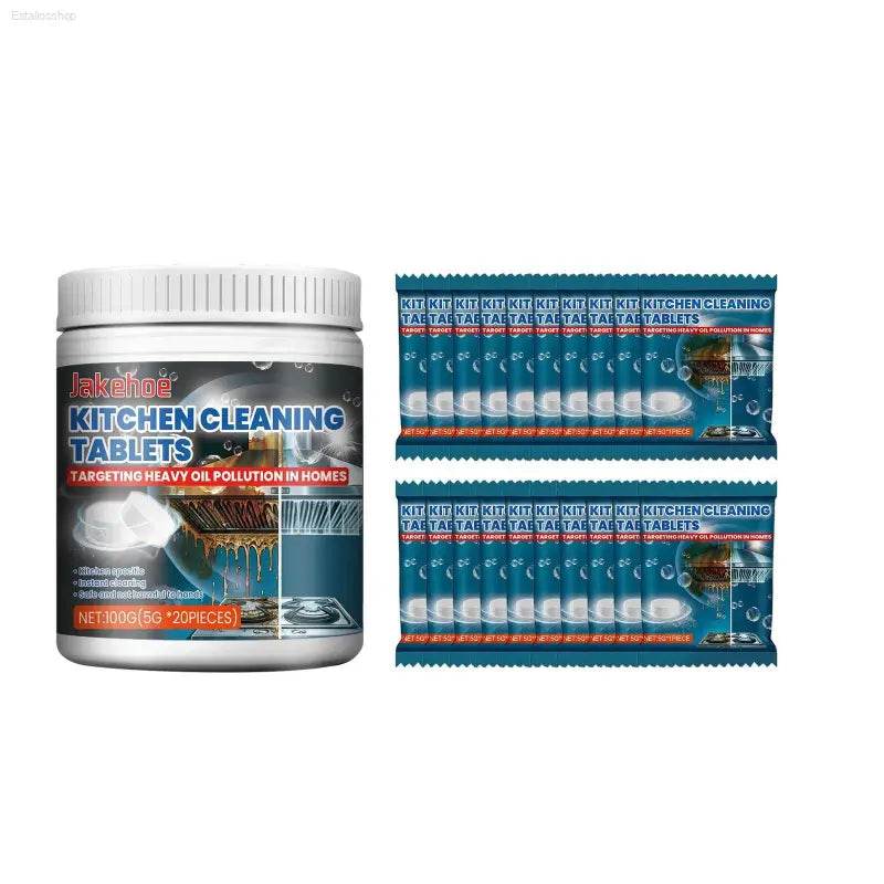 Kitchen Cleaning Effervescent Tablets For Stubborn Dirt - Estalios