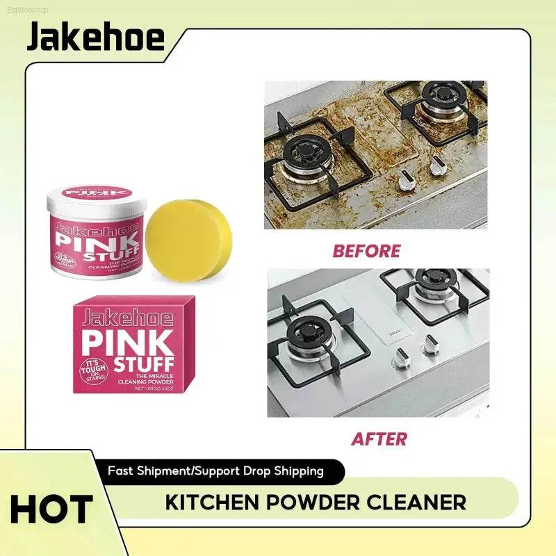 Kitchen Powder Cleaner for Heavy Grease and Stain Removal - Estalios