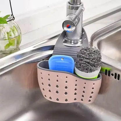 Sparkling Sink Organizer: Stylish Caddy for Tidy Spaces - Estalios
