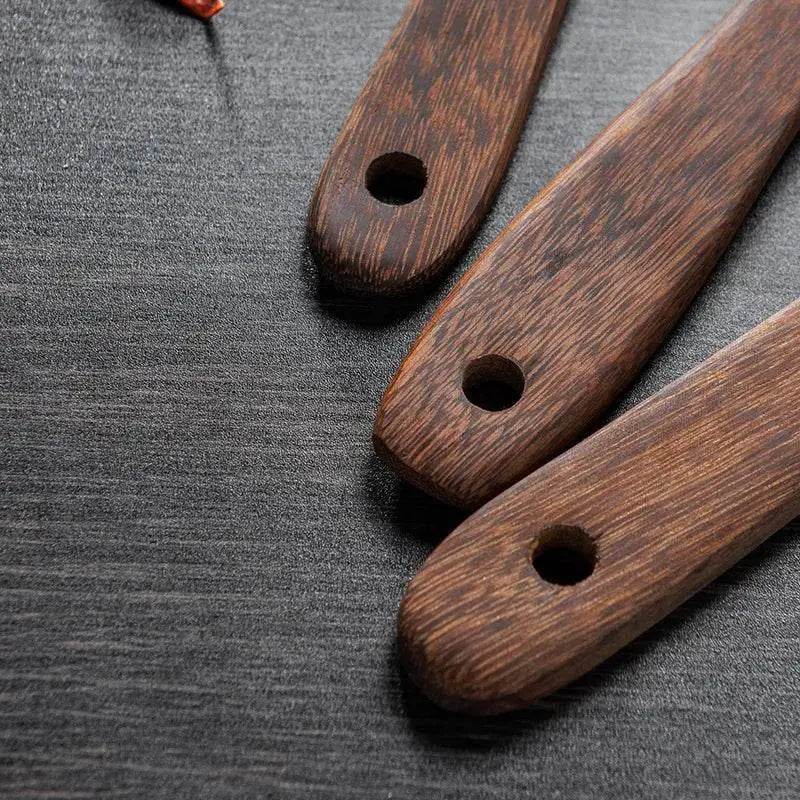 Kitchen Utensils Set Non-Stick Wooden Handle Cooking Tools - Estalios