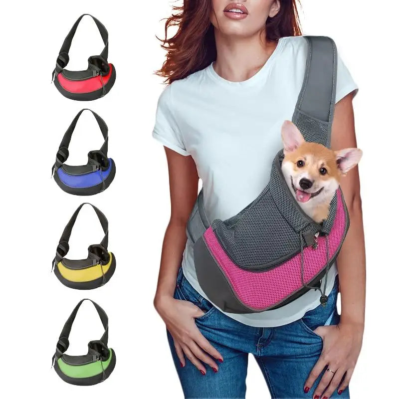 Dog carrier sling from Kitten Travel Carrier Shoulder Bag USA for comfy pet travel