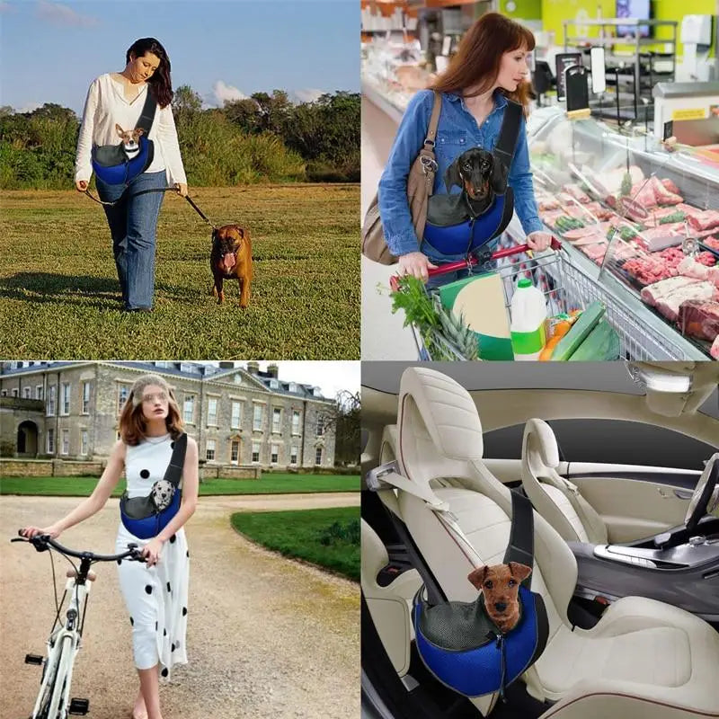 Cute Dog Carrier Sling from Kitten Travel Carrier Shoulder Bag, USA sold quality