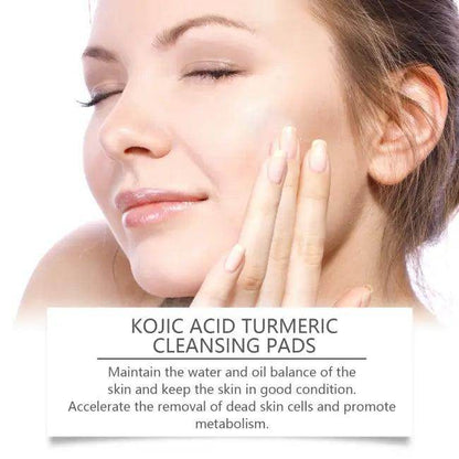 Unleash Your Glow with Kojic Turmeric Cleansing Pads - Estalios