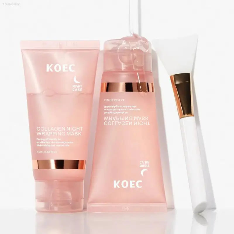 Revitalize Your Skin Overnight with Korean Collagen Peel-Off Mask - Deep Hydration Night Care Cream 75ml