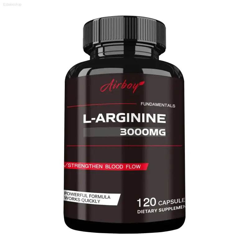 L-Arginine Capsules - Boost Energy, Muscle & Endurance - Estalios