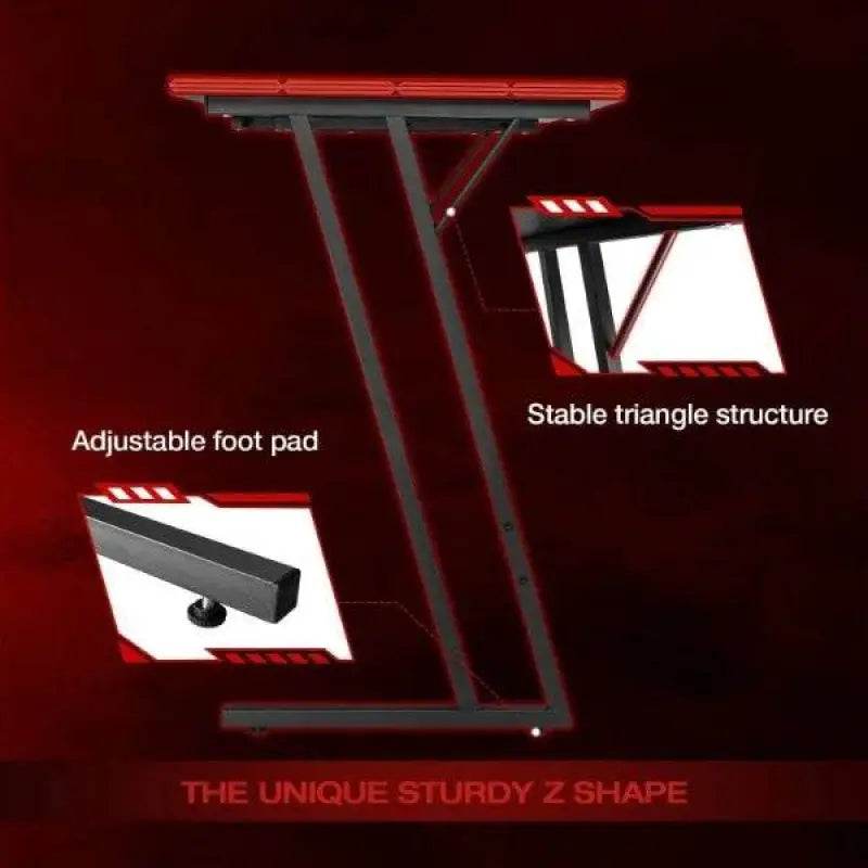 L Shaped Gaming Desk Computer Corner Desk with Monitor Stand - Estalios