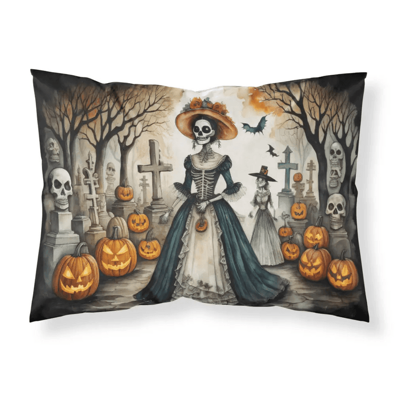 La Catrina Skeleton Halloween Pillowcase for Comfortable Sleep - Estalios