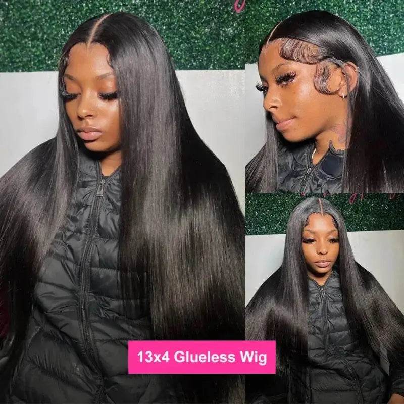 Lafino Straight Human Hair Bob Wig 13x6 Lace Front - Estalios