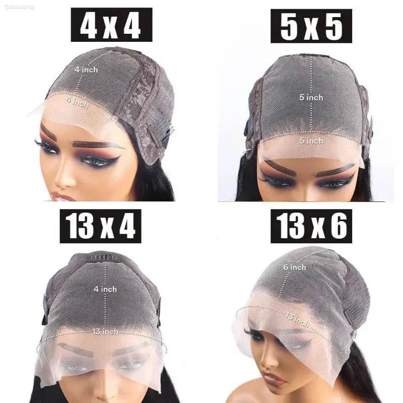 Lafino Straight Human Hair Bob Wig 13x6 Lace Front - Estalios