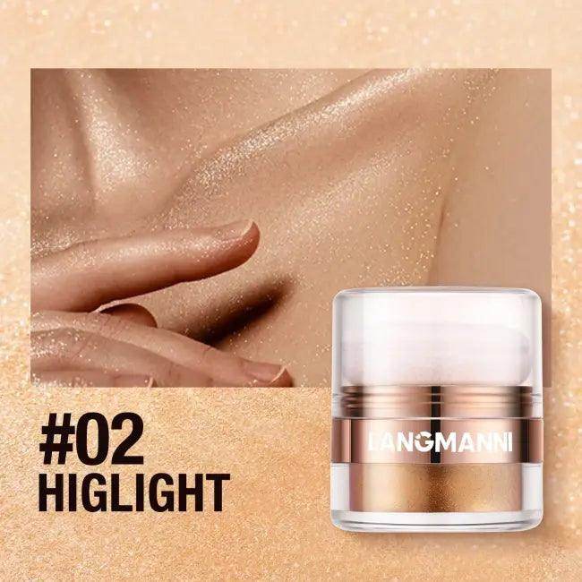 Langmanni Highlight Powder Trio for Stunning Radiance - Estalios