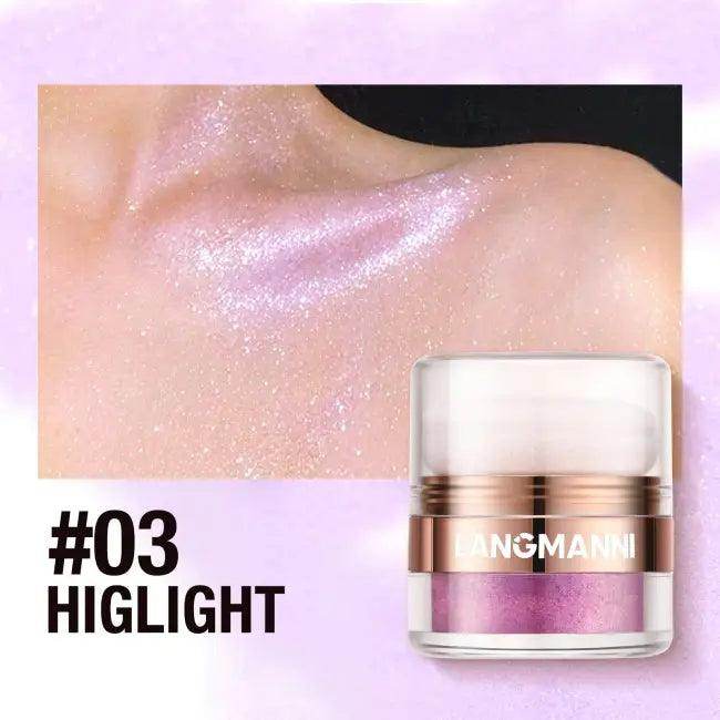 Langmanni Highlight Powder Trio for Stunning Radiance - Estalios