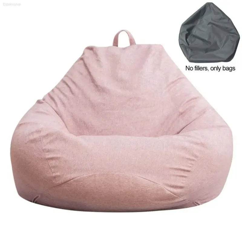 Large Bean Bag Chair Cover Simple Design Indoor Lounger - Estalios