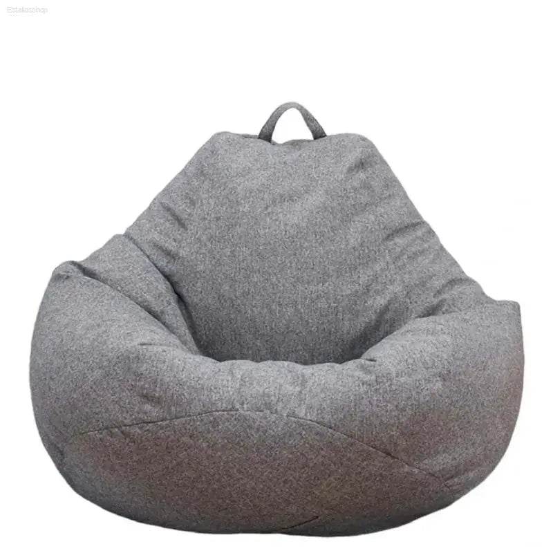 Large Bean Bag Chair Cover Simple Design Indoor Lounger - Estalios